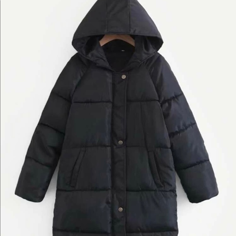 Polyester stuffed puffer coat